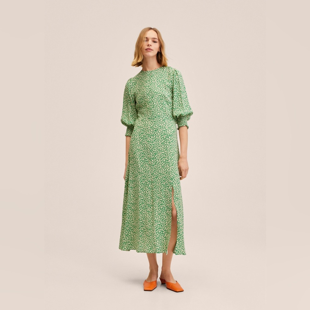 Mango Flower print dress